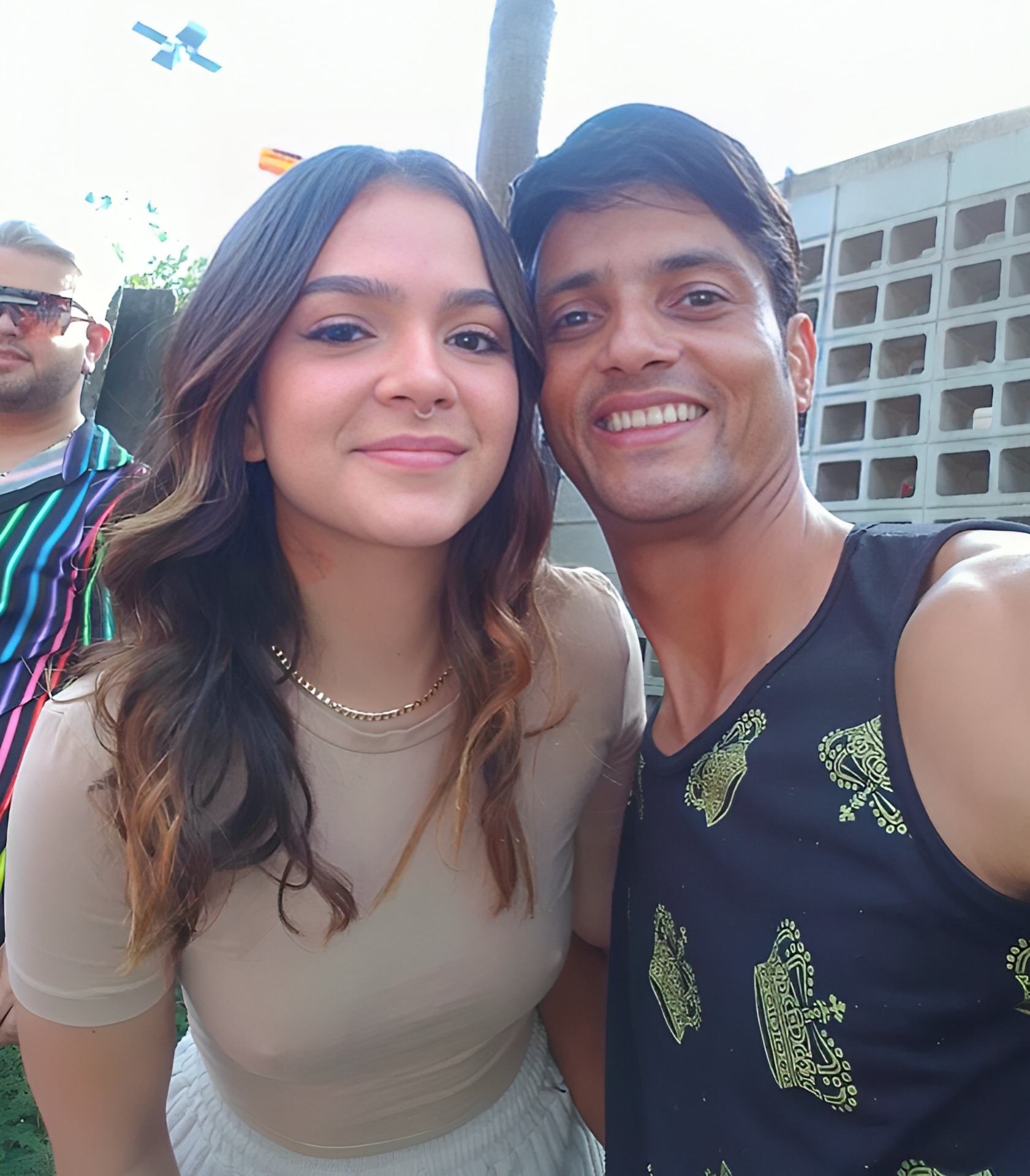 Romero Silva e Mel Maia na Globo